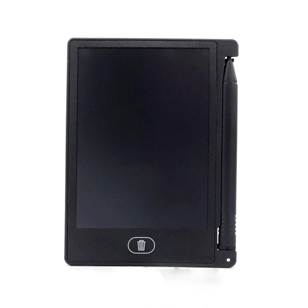 Electric LCD Screen Writing Pad Digital Children Drawing Pad Handwriting Board Portable Home Electric Board: Black