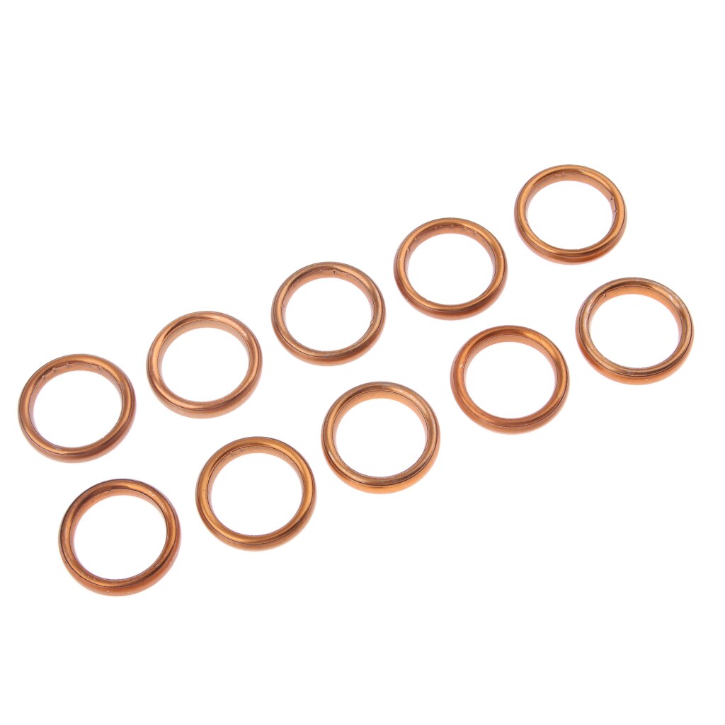 Motorbike Exhaust Pipe Muffler Gaskets Rings For JH70 Scooters