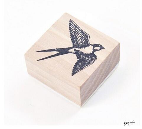 Sellos de sello de goma para álbum de fotos, sellos de madera para decoración de álbum de recortes, DIY, planta en el bosque, 1 ud.: 10