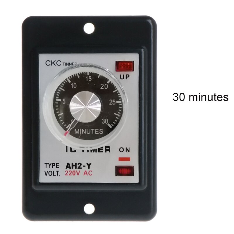 Ac 220v ah2- jaar inschakelvertraging timer 1/3/5/10/30/60 seconden 3/6/10/30/60 minuten