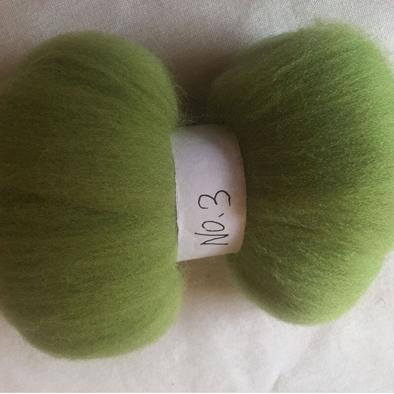 WFPFBEC 70 s Australië GEKAMD 100% WOL fiber merino diy wol voor vilten 50g 100g NR 3: 50g