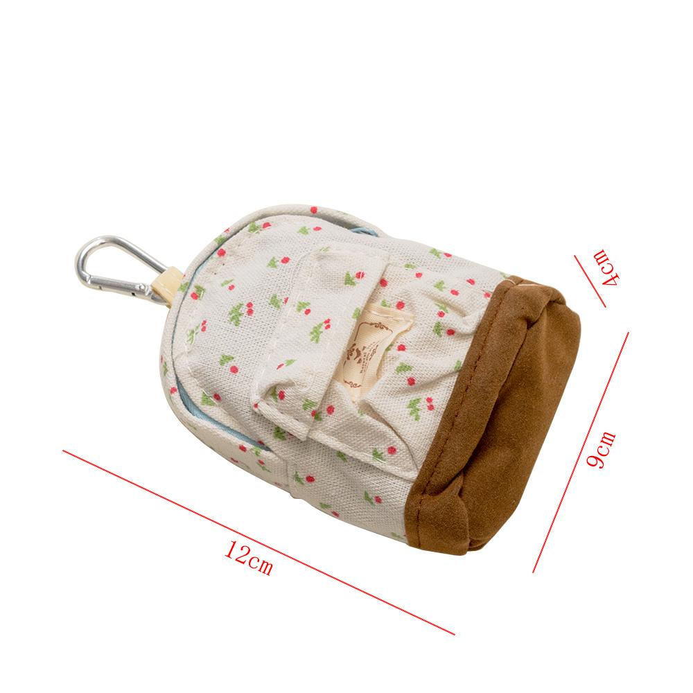 Bag Women School-bag Shape Purses Keys Bag Burse Mini Floral Zipper Bags Purses Coin Wallet Wallet Card Purses