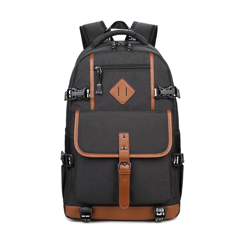 AOLIDA Oxford Backpack For Teenagers College School Backpack Student School Bags For Boys Fits 15.6&#39;&#39; Laptop Men&#39;s Backpacks