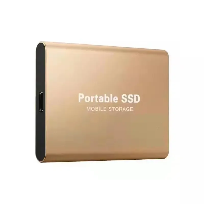 Disco duro externo portátil de 1 TB Mini discos duros SSD externos de alta velocidad Disco duro de estado sólido de 1 TB para computadora portátil/PC/IPad: Negro