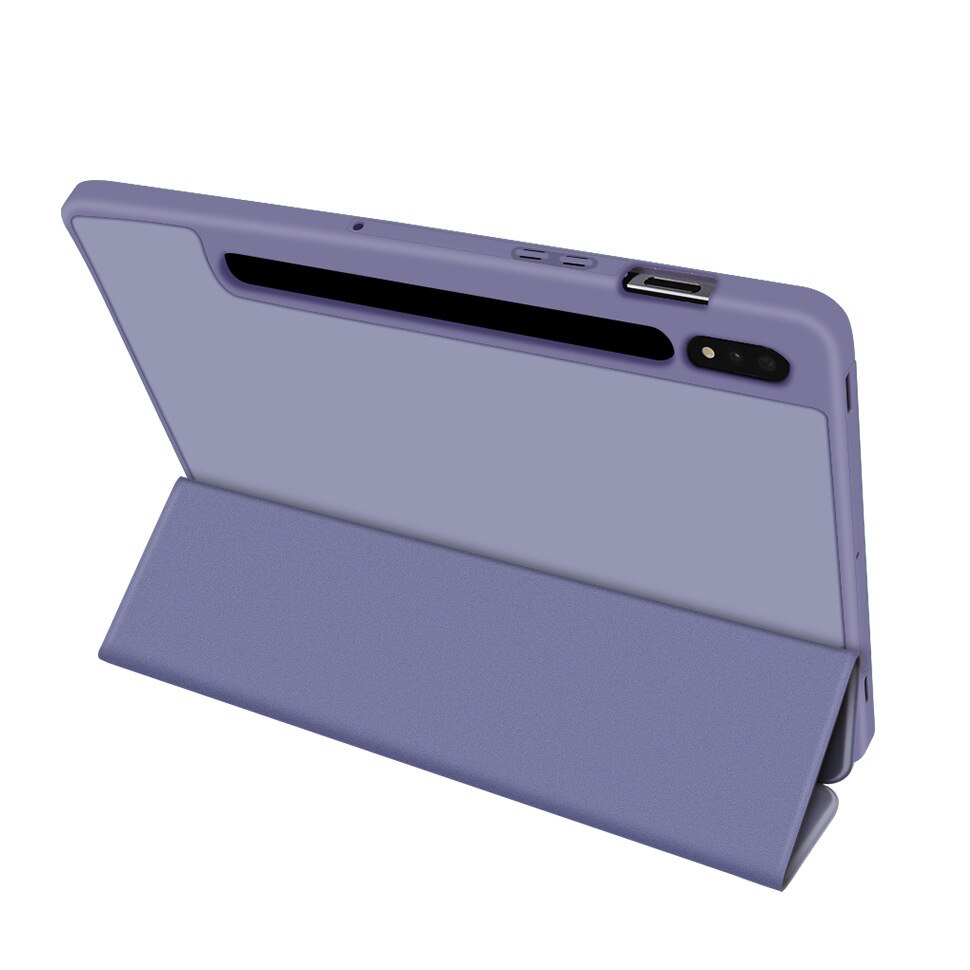 For Samsung Galaxy Tab S7 FE LTE 12.4&quot; PLUS case for Samsung Tab S7 11 Case with Pencil holder S8 PLUS 12.4 Cover Auto Sleep