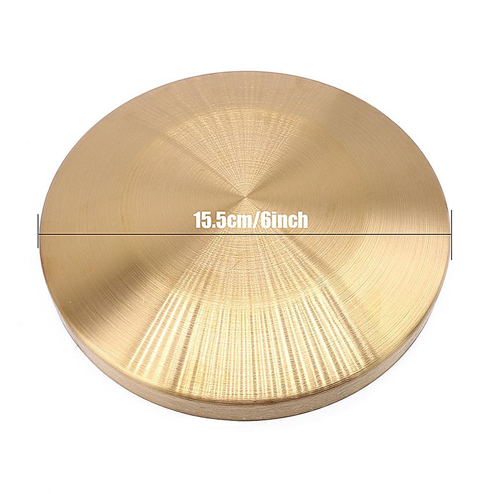 Hand Gong 15.5 Cm Messing Kleine Koperen Drums Orff Percussie Messing Koper Kapel Opera Percussie Zonder Ronde Spelen Hamer