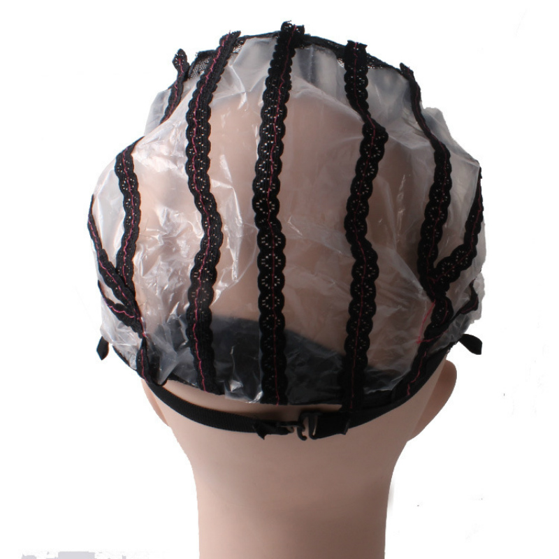 Top Stretch Weven Cap Terug Djustable Band Voor Maken Pruiken Mesh Dames Elastische Haarnetjes Zwarte Pruik Maken Cap Met Kant netto