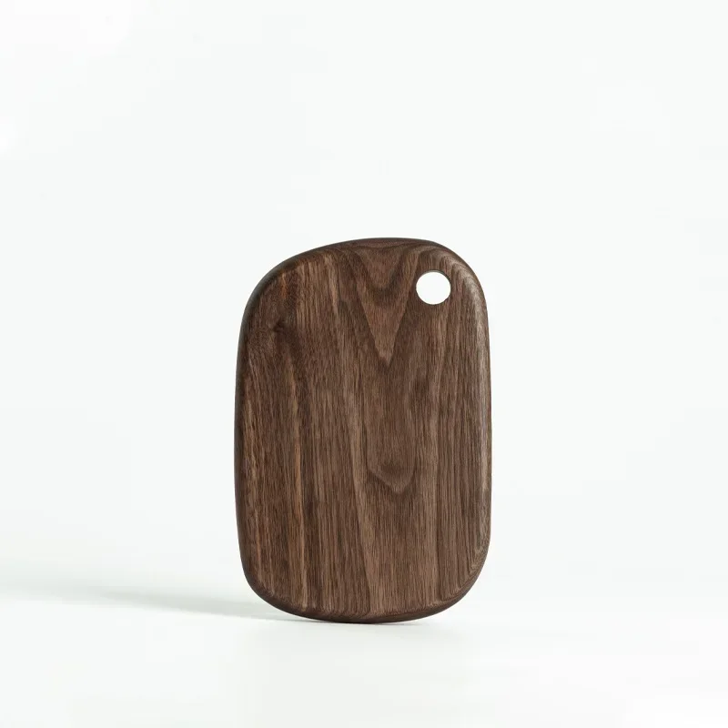 Tablas de cortar de nogal negro, tabla de cortar de madera maciza para el hogar, tabla de cortar de madera entera, tabla de cortar de fruta, cocina