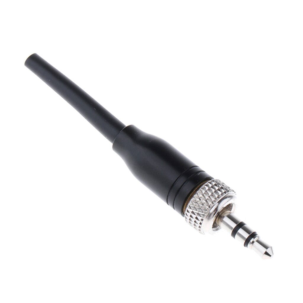 3.5 Mm Stereo Jack Plug Mini Audio Connection for Repair Microphone Black