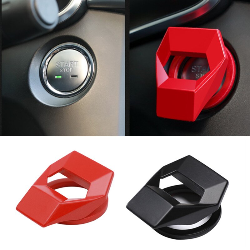 Autostylingstickers voor ford  f150 focus fiesta ecosport taurus auto start-stopknop, ringbehuizing, accessoires