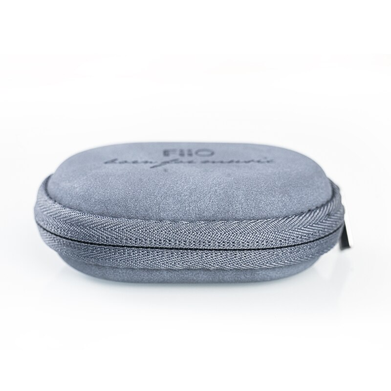 FiiO HB2 Portable earphone storage bag Arctic Velvet Leather Quality zipper Anti-Pressure Boxs for Earphone
