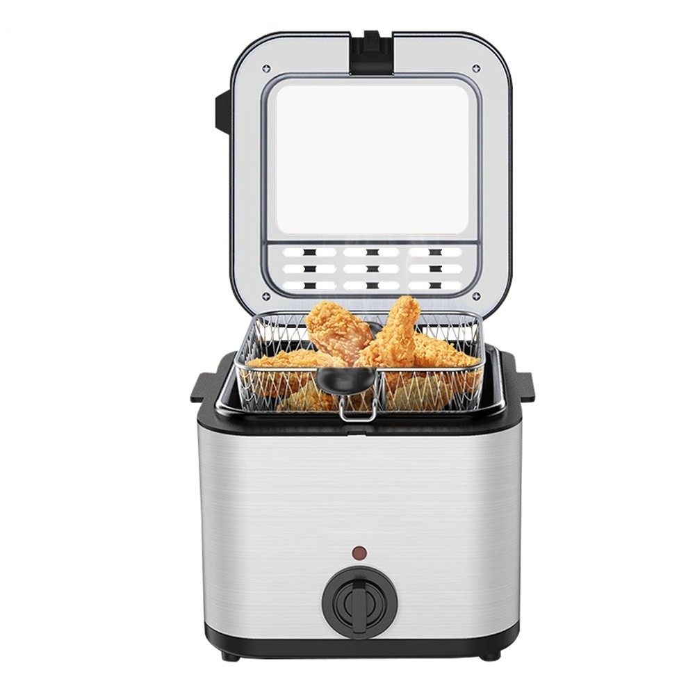Household/Commercial Electric Fryer 2.5L Frying Machine French Fries Maker Deep Oven Fried Chicken Grill BBQ Tool 110/220V