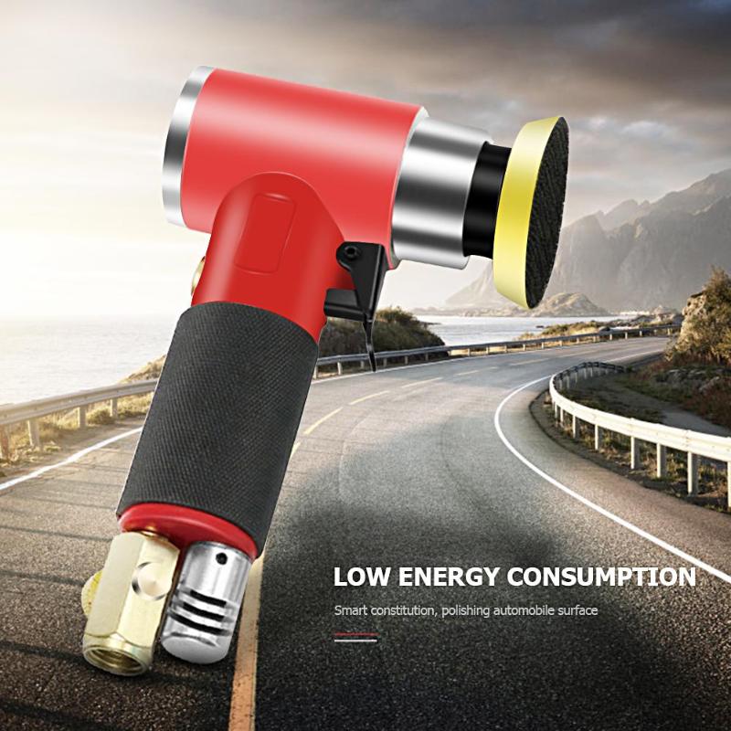 Mini High Stability Orbital Air Sander Polisher Pneumatic Sanding Machine for Auto Body Work Low Energy Consumption