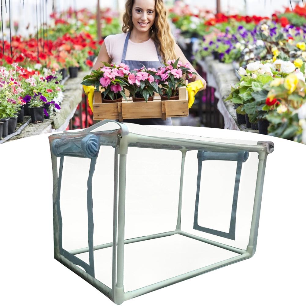 Transparante kasafdekking bloemenhuis warmtefolie plantenisolatie schild tuinplanten beschermhoes zonder rek