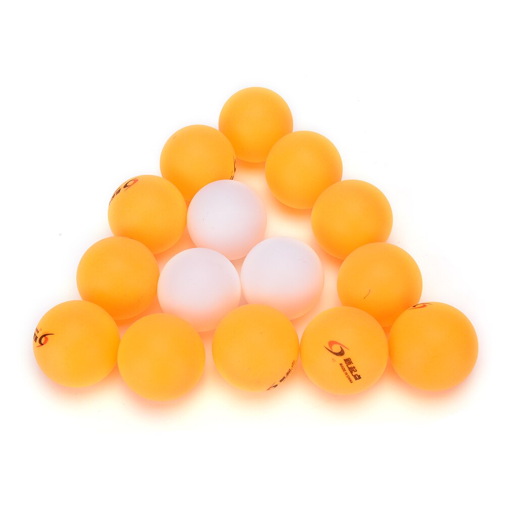 60pcs Practice Ping Pong Ball Table Tennis Balls for Advanced Training Orange/White Random