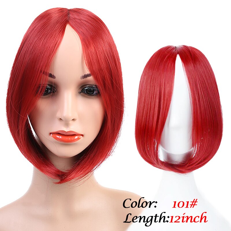 PAGEUP Long Clip In on Front Hair Bang Side Fringe Hair Extension Real Natural Synthetic Bangs Hair Piece: 101