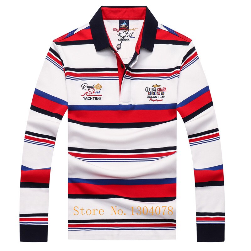 Tace & Shark-suéter a rayas con cuello vuelto para hombre, suéteres de punto de , jerséis informales para hombre: Rojo / Asian size XXXL