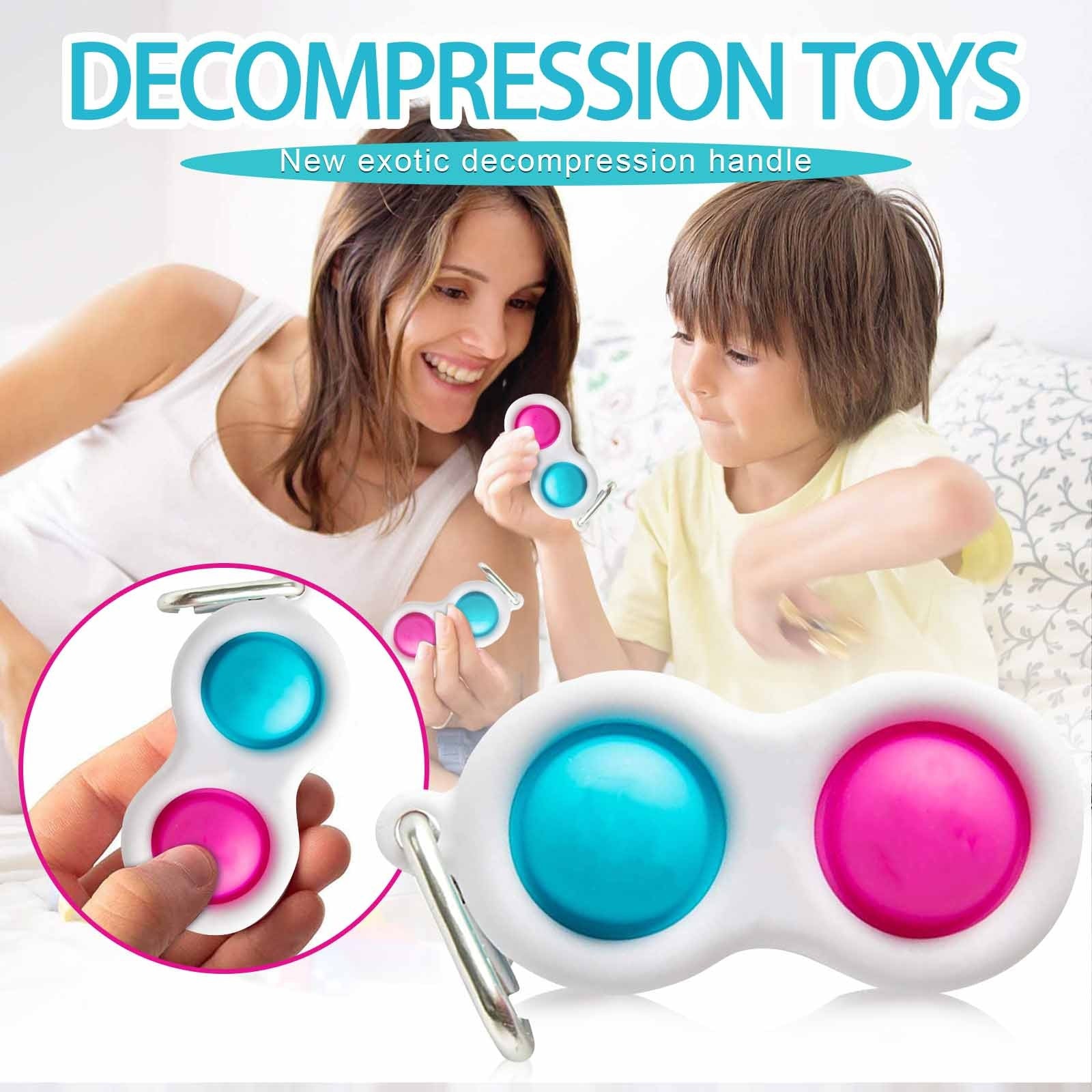Fidget Simple Dimple Toy Adults Pressure Reliever Fat Brain Toys Stress Relief Hand Toys Fidget Toys Early Educational Toy C08
