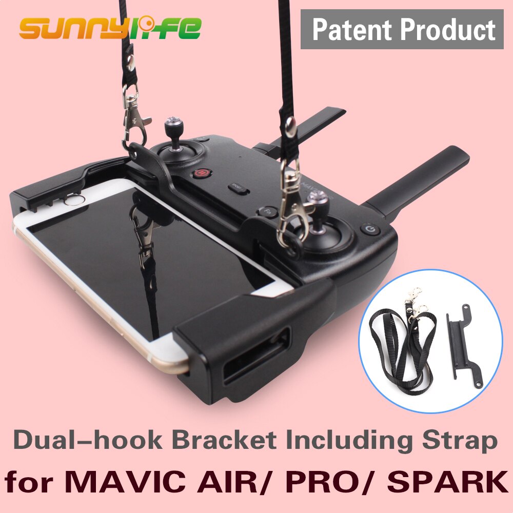 Dual-haak Beugel Inclusief Band voor DJI MAVIC AIR/MAVIC PRO/Mavic 2/SPARK Afstandsbediening neckstrap Drone Accessoires
