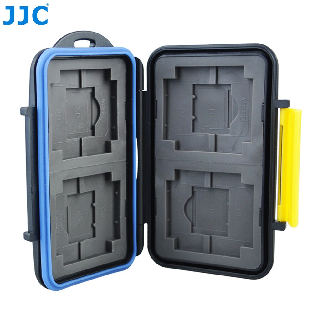 JJC almacenamiento 4 x CF, 4 x SD, 4 x XD, 4 x MemoryStick Pro tarjetas dúo compacto resistente al agua Cámara tarjeta de memoria funda