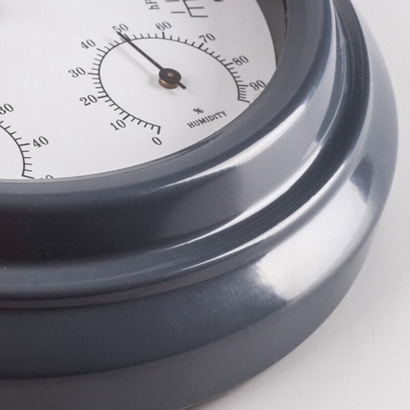 3 in 1 Thermometer Hygrometer Barometer Wall Hanging Weather Station Digital Indoor Atmospheric Pressure Meter