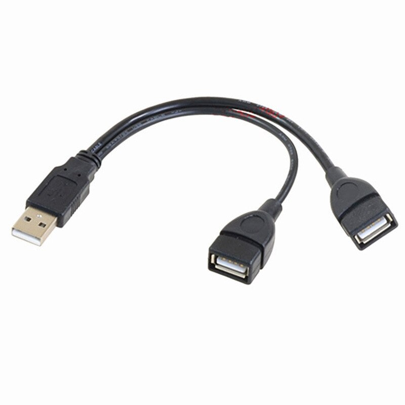 2 In 1 Usb2.0 Verlengkabel Man-vrouw Usb Data Kabel Opladen Kabel Voor Hard Disk Netwerkkaart Verbinding