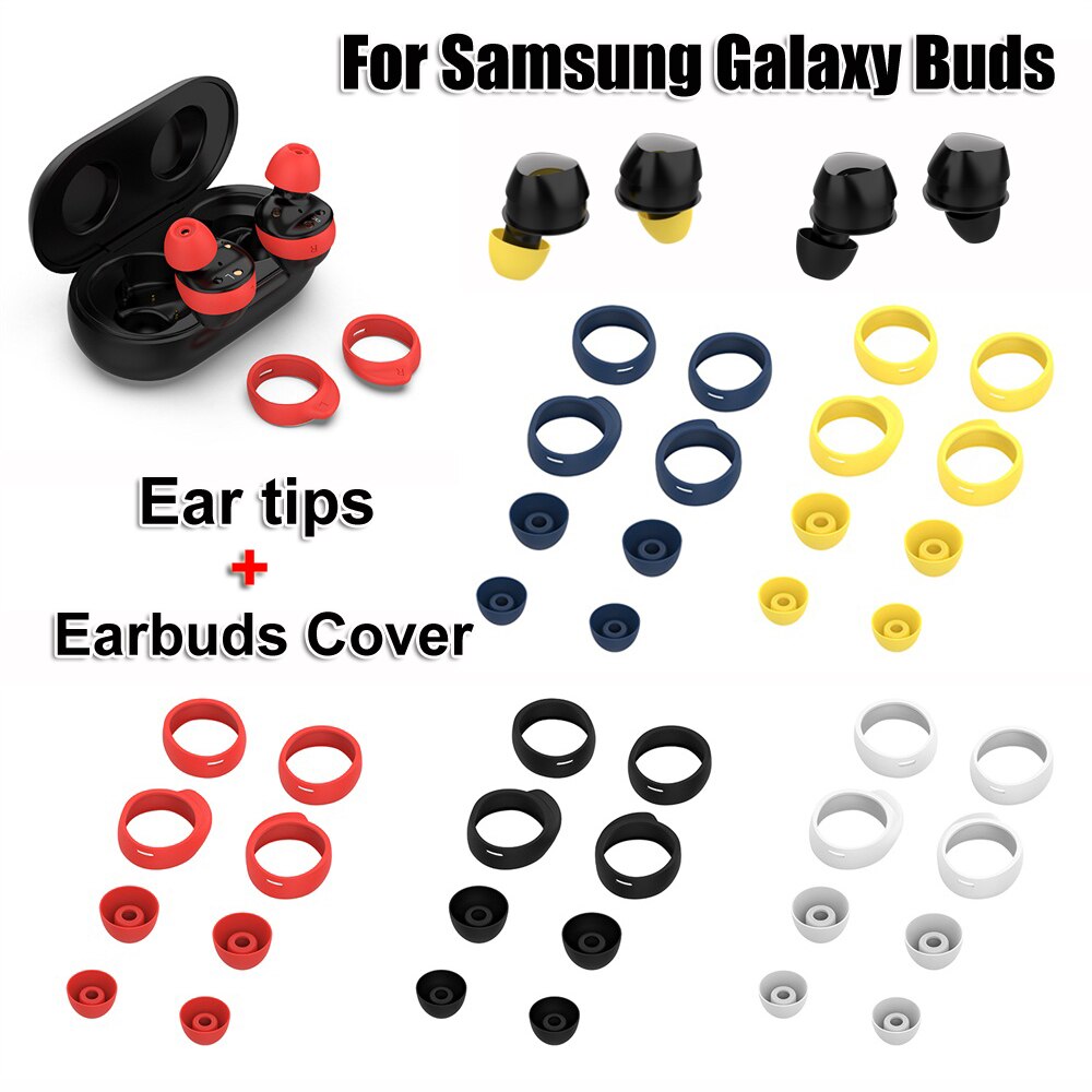 Anti-Slittamento Caso della Cuffia del Trasduttore Auricolare Auricolari Kit di auricolari In Silicone In-Ear Auricolari Della Copertura per Samsung Galaxy Gemme