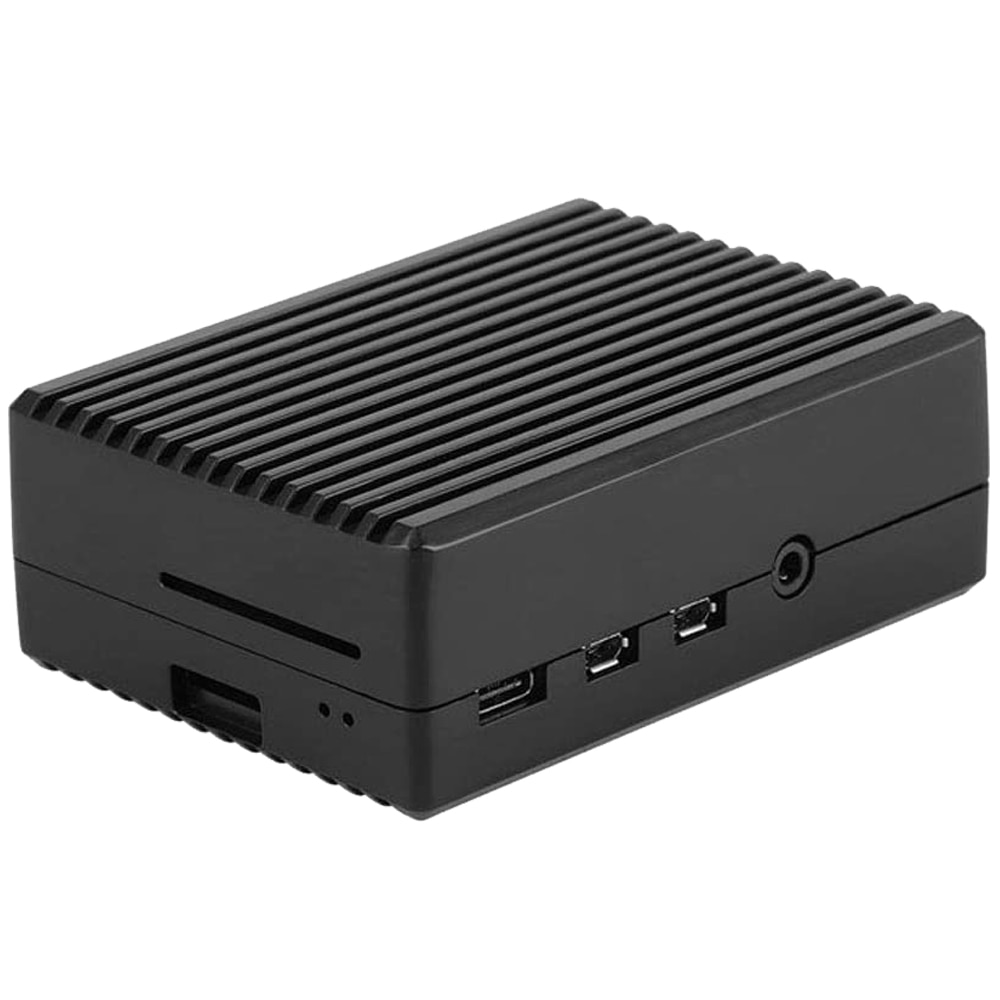 Carcasa de aleación de Metal para Raspberry Pi 4, carcasa de refrigeración pasiva para Raspberry Pi 4 Modelo B Pi4 4B