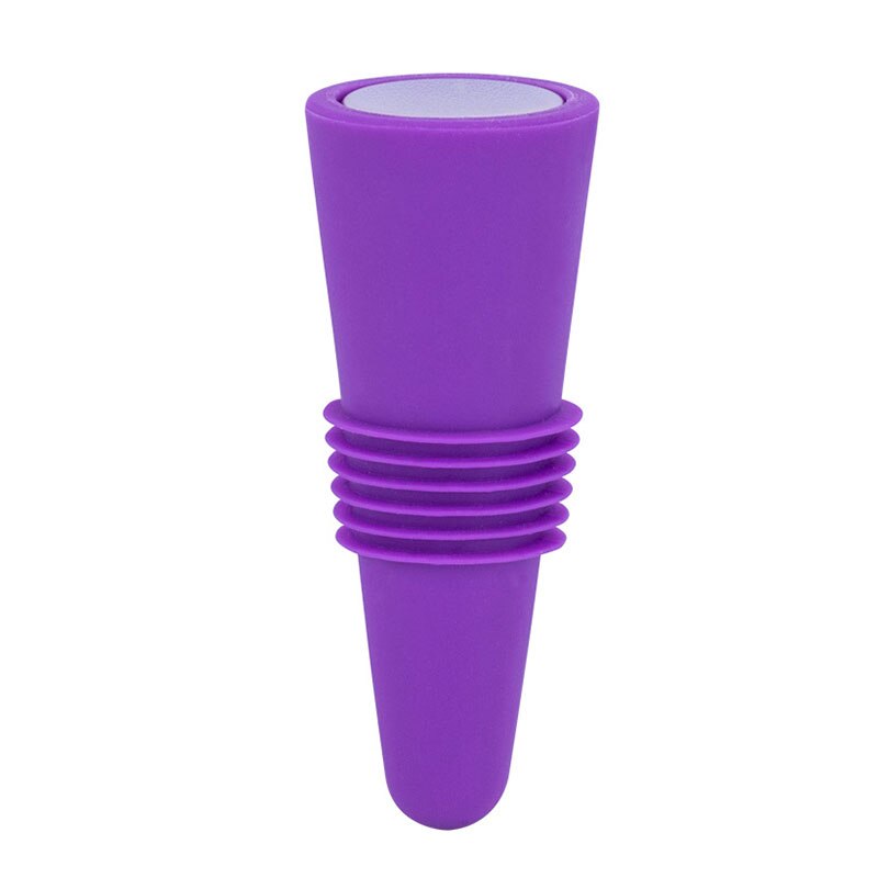 Kitchenware Silicone Wine Stopper Leak Proof Champagne Bottles Sealer Stopper Reusable Wine Bar Tools: 5