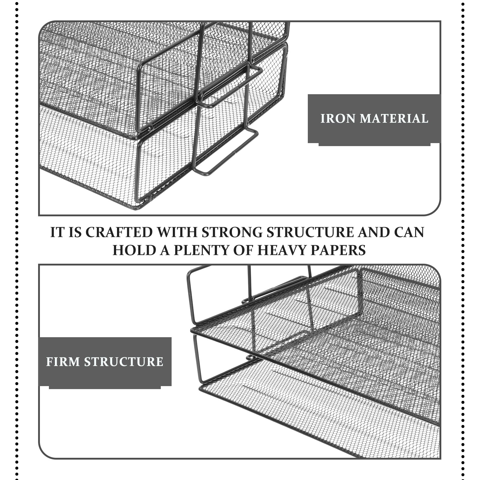 Office File Storage Shelf File Organizer Desktop File Storage Rack Metal File Holder