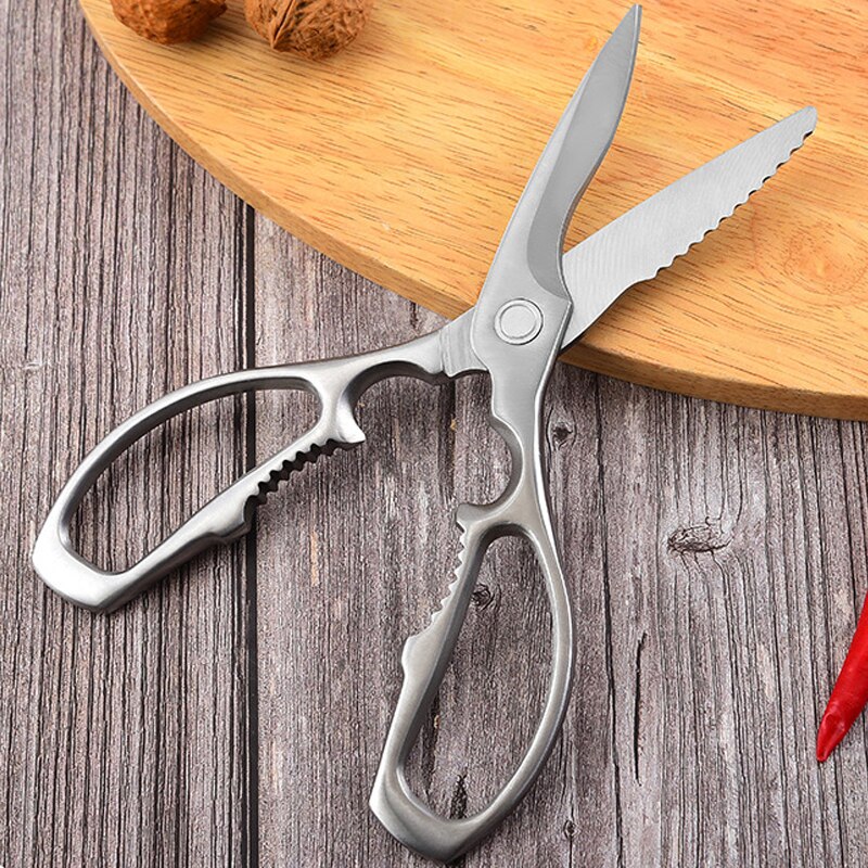 Ciseaux de cuisine en acier inoxydable, couteau de cuisine puissant os de poulet canard poisson viande légumes ciseaux de cuisson propre pour Barbecue de cuisine