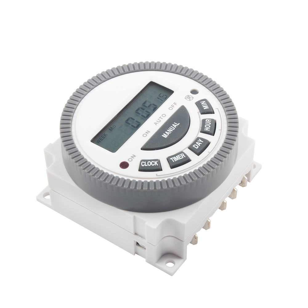 DIANQI TM619 220V 16A Digital Timer controller 7 Days Weekly Programmable Timer switch Hour Minute Count CN304 1NO 1NO1NC