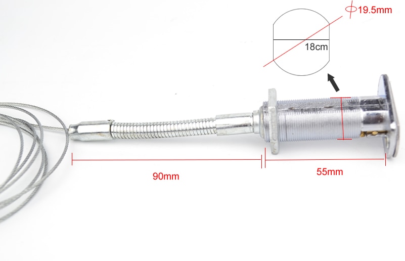 Electric automatic garage Emergency lock,Roller shutter,18mm, Garage Maintenance accessories,Wire/Through walls lock,Hardware