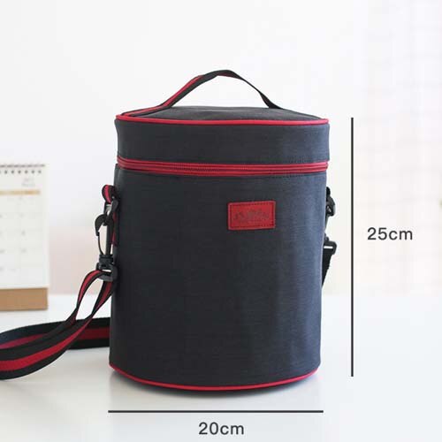 Lunch Bags Portable Insulated Lunch Bag For Women Men Kids Thermos Cooler Adults Tote Box: 7