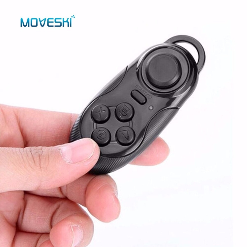 Moveski 001 Bluetooth Gamepads Game Controller Joystick Selfie Afstandsbediening Sluiter Draadloze Muis Voor Ios Android Smartphone Tv Box