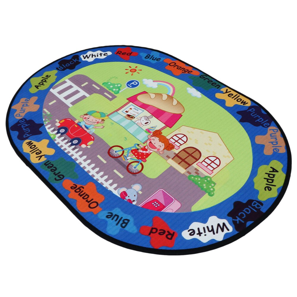 1pc bébé ramper tapis dessin animé tapis de sol enfants tapis de jeu coloré zone de jeu tapis