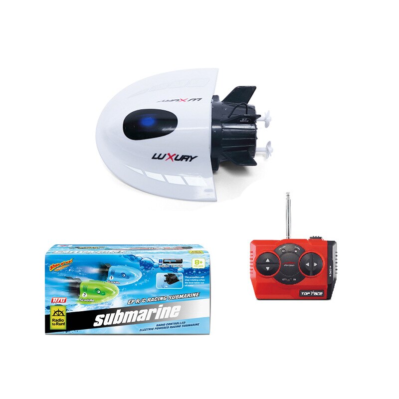 Portable Mini RC Racing Boat Strong Power Double Motor Remote Control Speedboat Rowing Escort Boat Water Children Model Toy: 3314-A