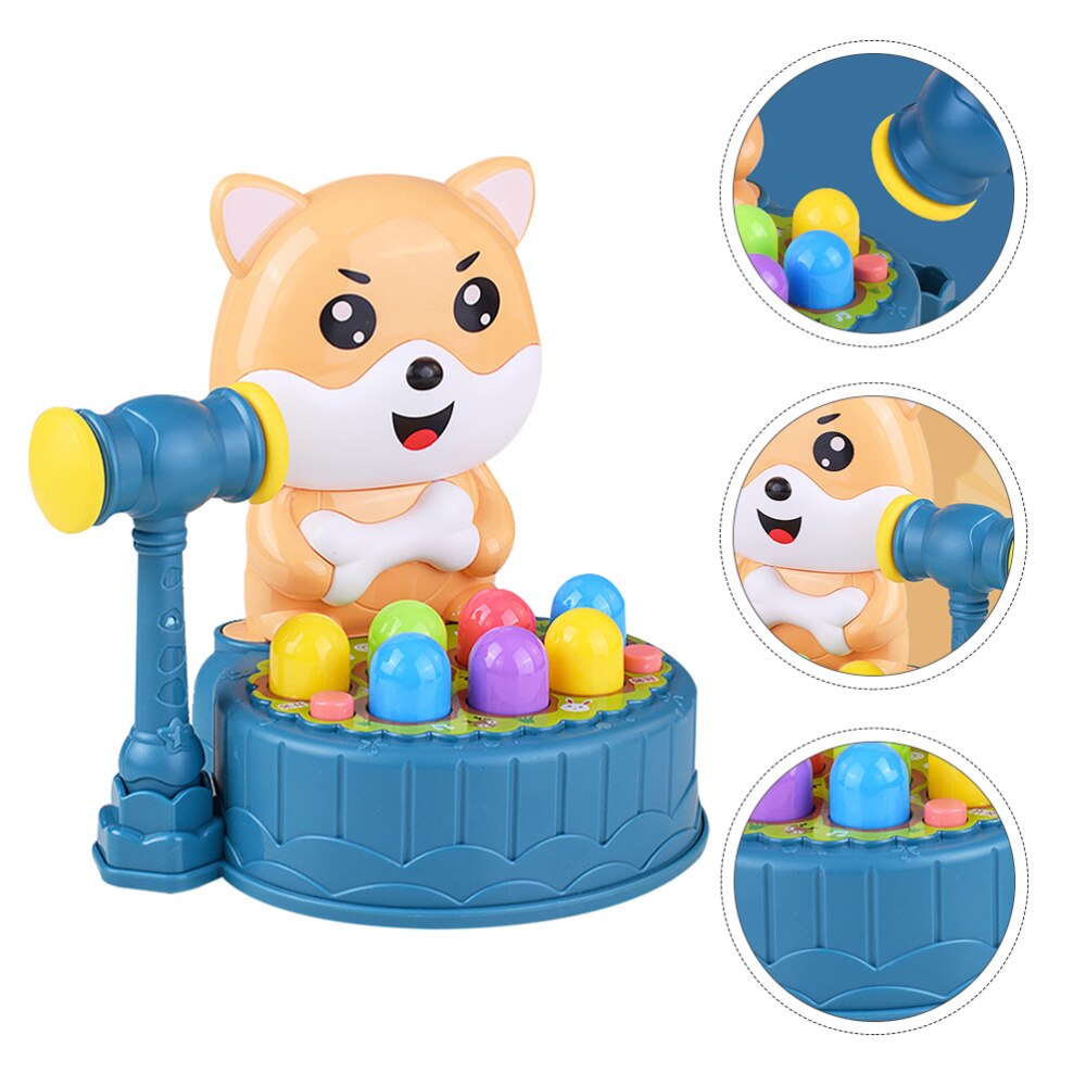 1 zestaw młotkowania i walenia musical bawidełko dziecko edukacyjny (niebieski)