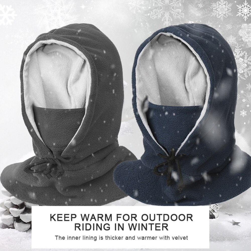 Warme Haube Gesicht Abdeckung Fahrrad Hütte Winter Ski Maske Schnee Kopf Getriebe Winddicht Baumwolle für Männer Frauen Kalten nasser Nacken Schutz