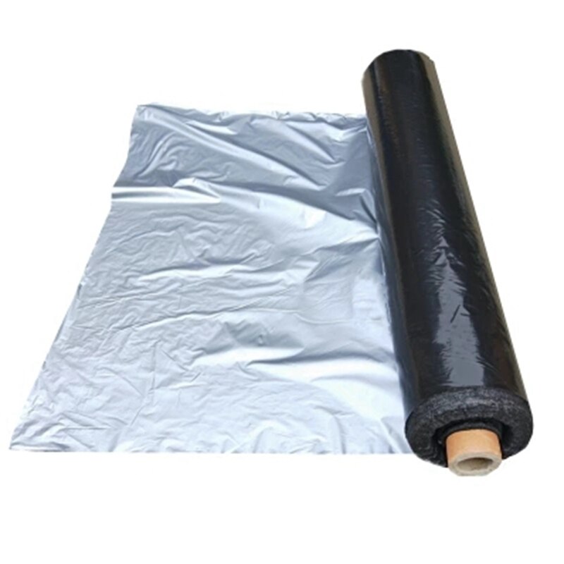 Multímetro de plástico negro y plateado para agricultura, 0,02mm de ancho, 1M, para invernadero, Control orgánico del calor, película de tierra, novedad