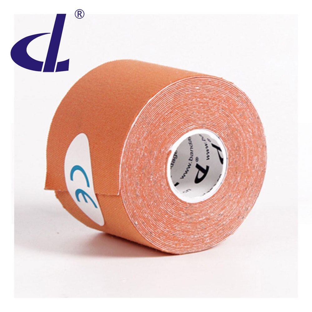 [Original Fabrik] 15 Farbe Kintape Kinesiologie band Baumwolle Elastische Athlet Physiotherapie Verband Für fahrrad Muscle Pain Relief: Orange