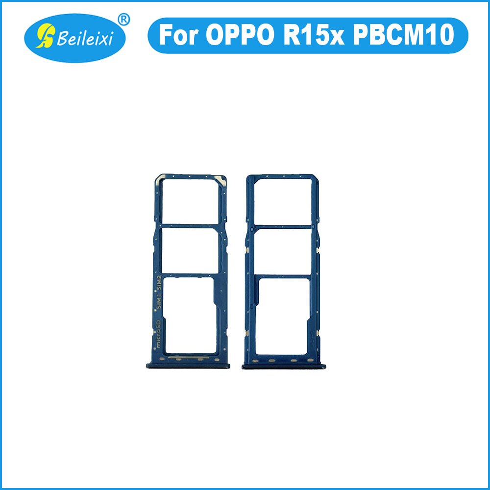 Voor Oppo R15x PBCM10 Sim Card Tray Slot Houder Micro Sd Adapter Socket Vervangende Onderdelen Voor Oppo K1 PBCM30