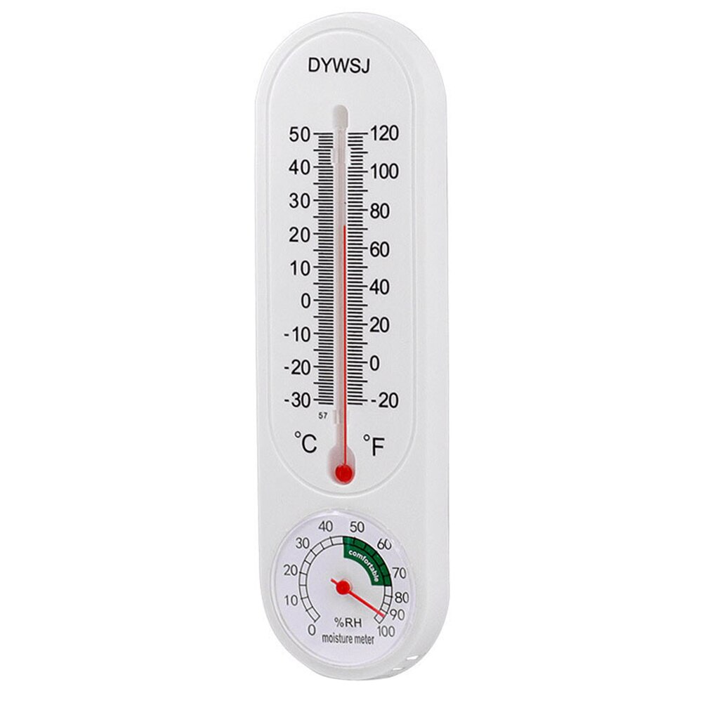 Muur Thermometer Indoor Outdoor Hangen Tuin Kas Fokken Thermometer Vochtigheid Meter Hygrometer Meting Tool: Default Title