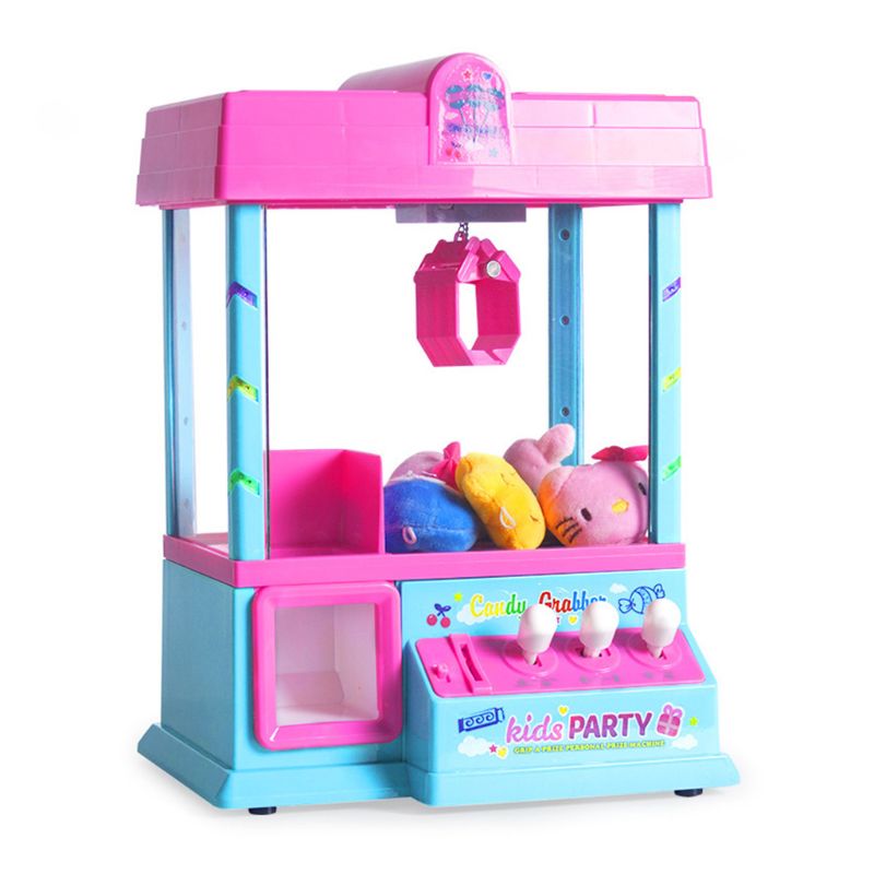 Klo arkadespill candy dispenser for barn mini leketøy automat med lyder