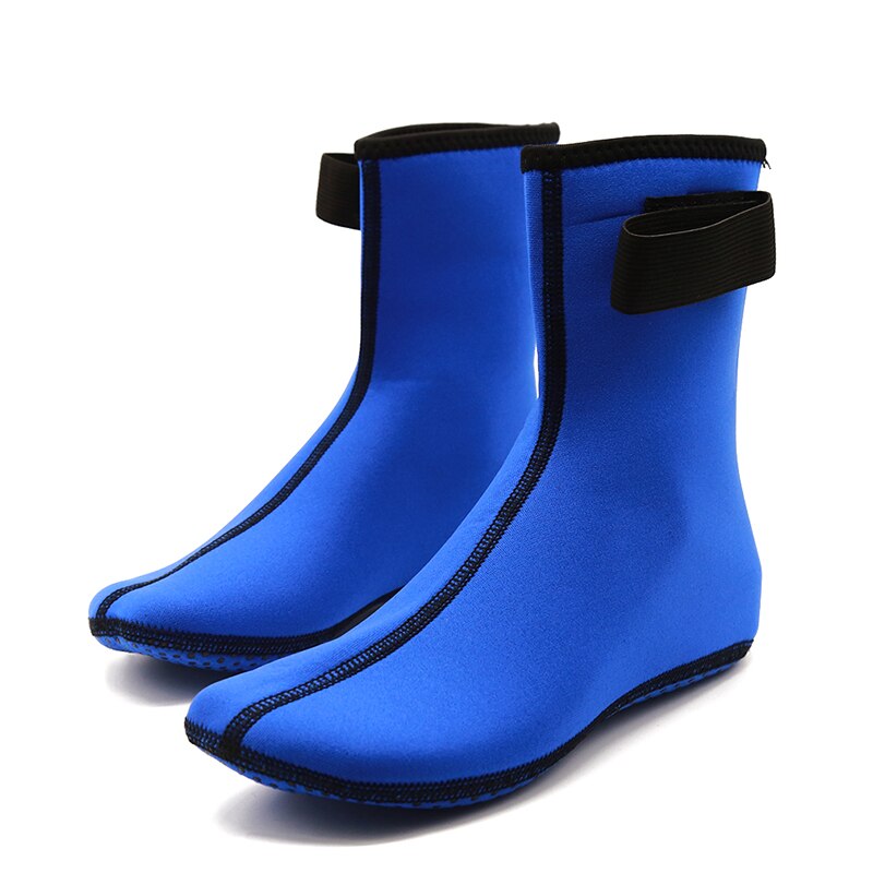 Neoprene Diving Boots Black/Blue Scuba Surfing Swimming Socks Water Sports Snorkeling Diving Socks: blue / XL