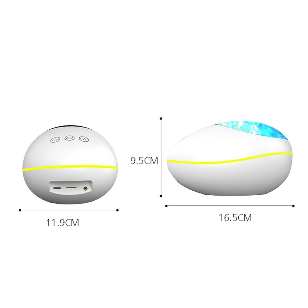Led Sfeer Muziek Projector Aurora Oceaan Nachtlampje Afstandsbediening Speler Speaker Water Wave Sky Projectielamp