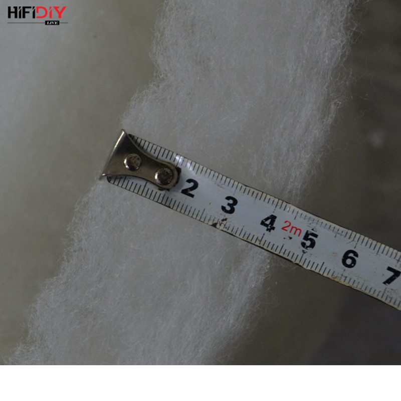 HIFIDIY LIVE Width 1m Polyester Fiber Wool Acoustic insulation material sound-absorbing cotton white cotton flame-retardant