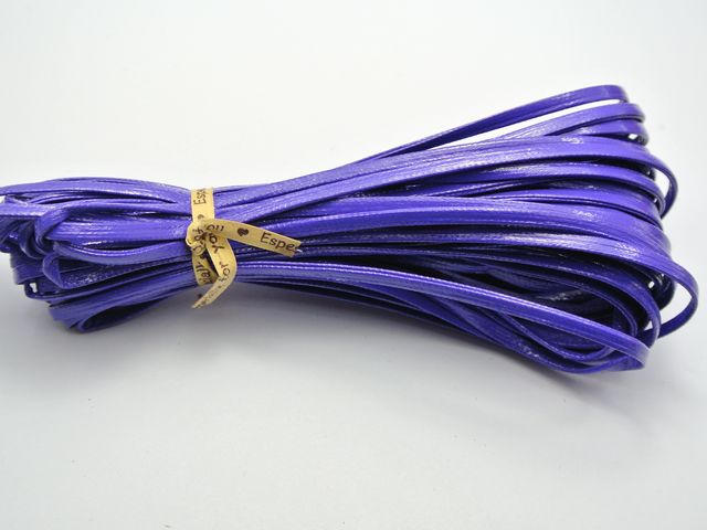 10 meter blauw plat zacht synthetisch leren sieradenkoord kantkoord 3 x 1mm sieraden decoratieve accessoires: 13