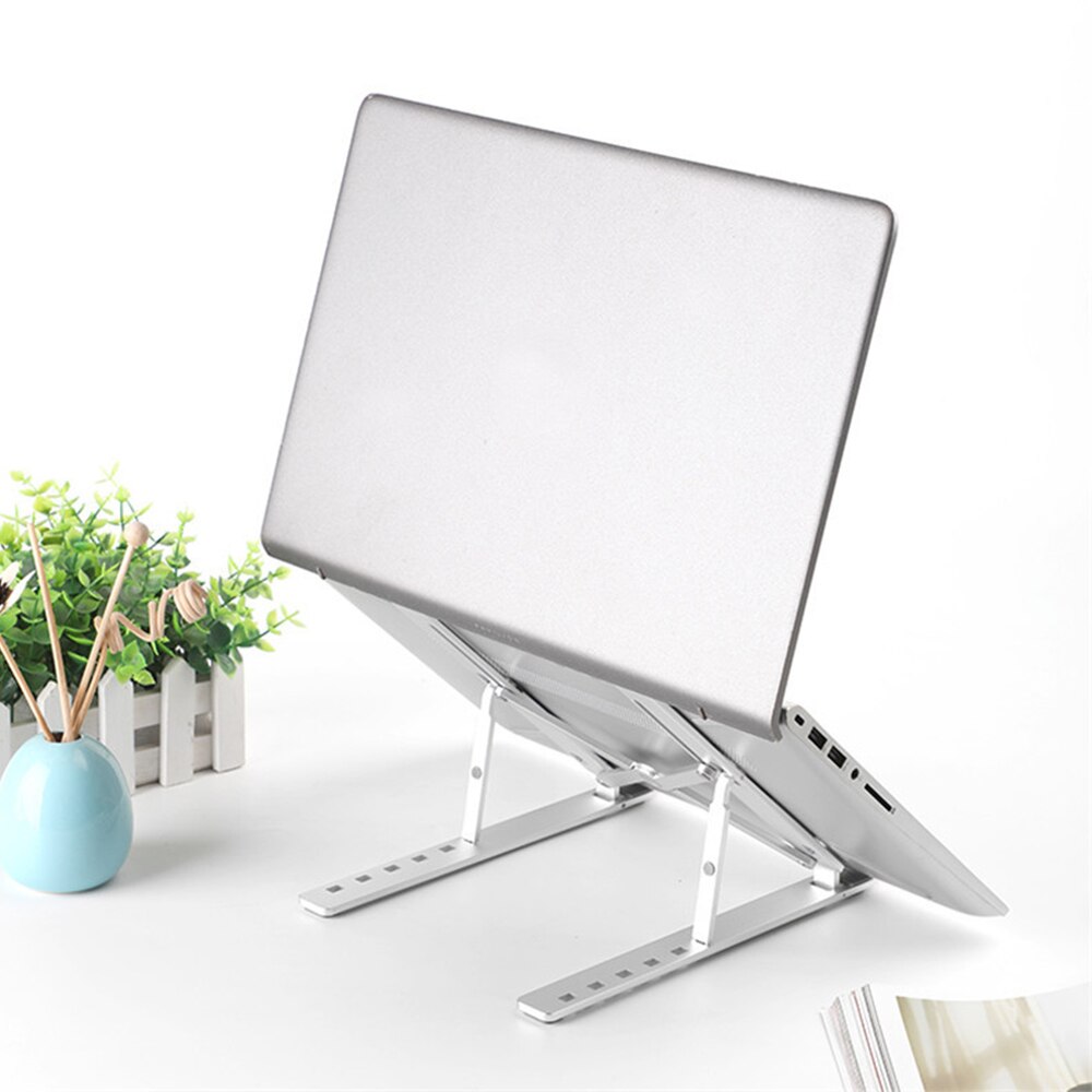 Portable Laptop Stand Foldable Support Base Notebook Stand For Macbook Pro Lapdesk PC Computer Laptop Holder Cooling Pad Riser