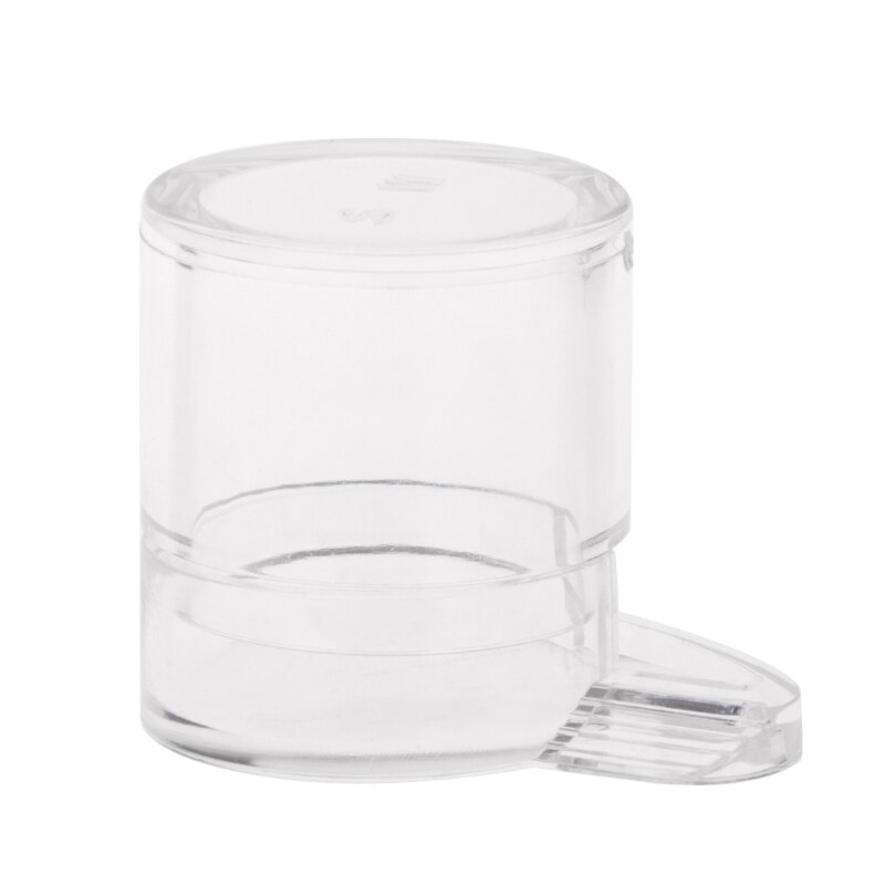 Bol rond en acrylique pour fourmis, zone d&#39;alimentation en eau pour nid de fourmis, maison de ferme, bol à boire: L